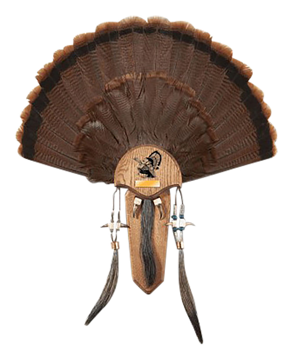 Hunters Specialties STR06949 Turkey Fan Beard and Spur Trophy Mounting Plaque