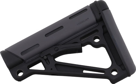 Hogue Grey Overmolded AR-15 Collapsible Buttstock Mil-Spec