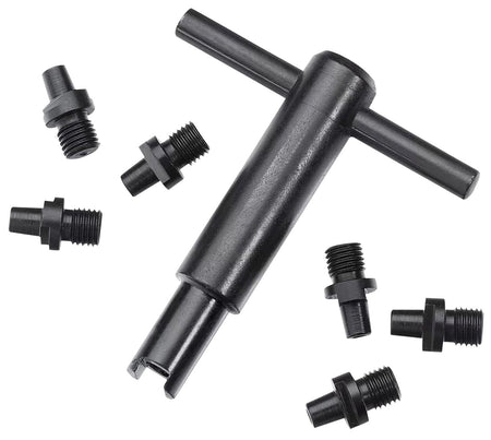 Pietta AC020+060 Nipple Wrench and #10 Percussion Nipples 6-Pack for Black Powder Revolvers