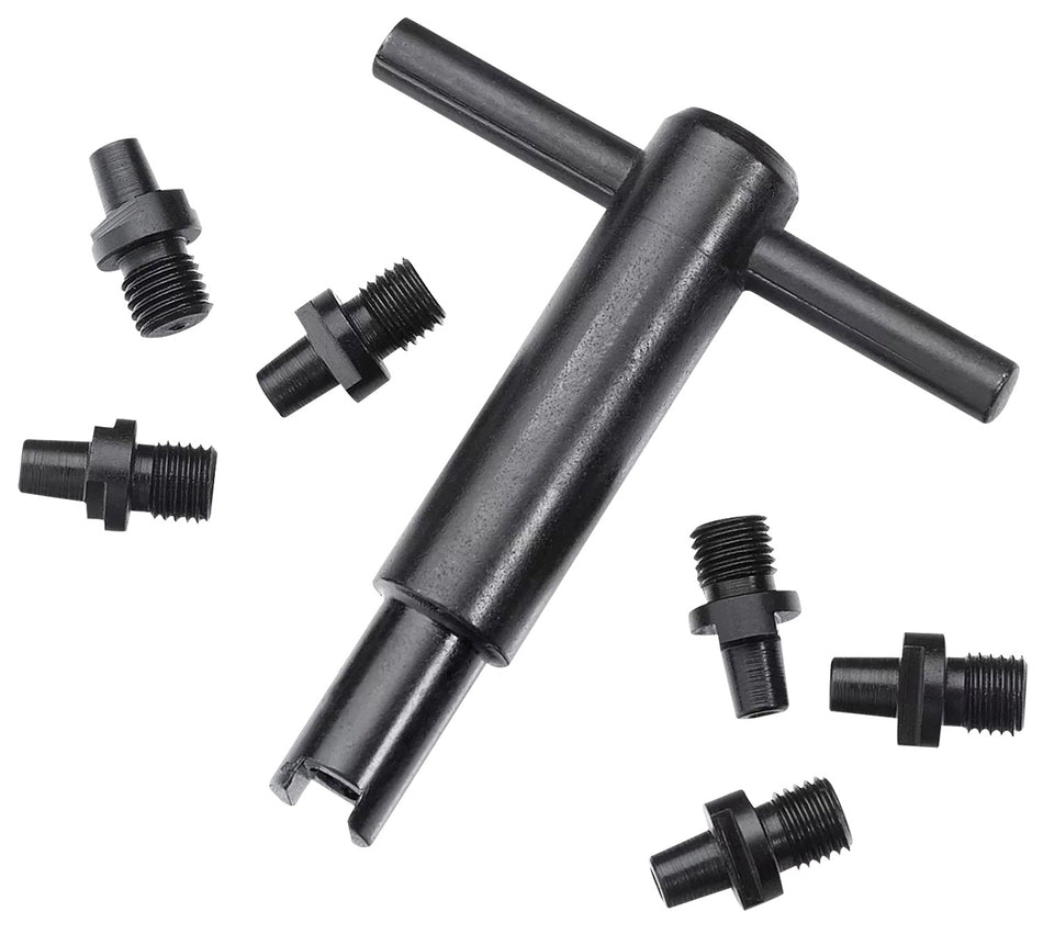 Pietta AC020+060 Nipple Wrench and #10 Percussion Nipples 6-Pack for Black Powder Revolvers