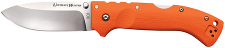 Cold Steel Ultimate Hunter CS30URY 3.5" Folding Knife S35VN Drop Point Blade Orange G10 Handle