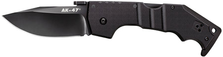 Cold Steel AK CS58M 3.5" Folding Knife Black Matte S35VN Clip Point Blade Black G10 Handle