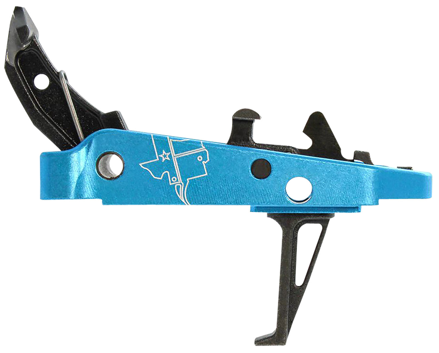 CMC Triggers AK47 47503 Drop-In Single-Stage Flat Trigger Group 2.0 Black Blue Housing 3.50 lb