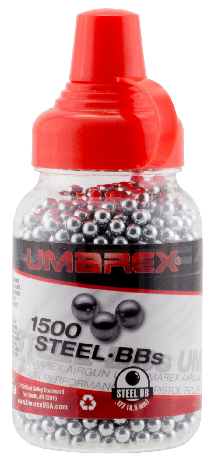 Umarex 2252549 Precision 177 Cal Steel BBs 1500-Bottle