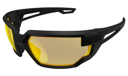Mechanix Wear Vision Type-X OSFA MIL-SPEC Ballistic Glasses Amber Lens Black Frame