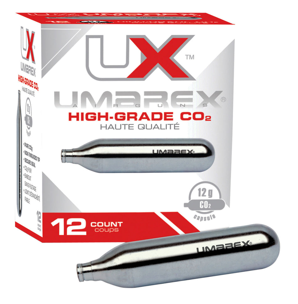 Umarex 2252533 Airgun CO2 Cylinders 12g Box of 12