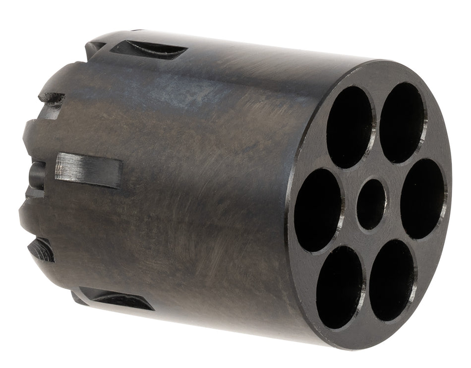 Pietta 1858 New Model Army .44 Cal Spare Cylinder Black Steel Non-Engraved with Nipples