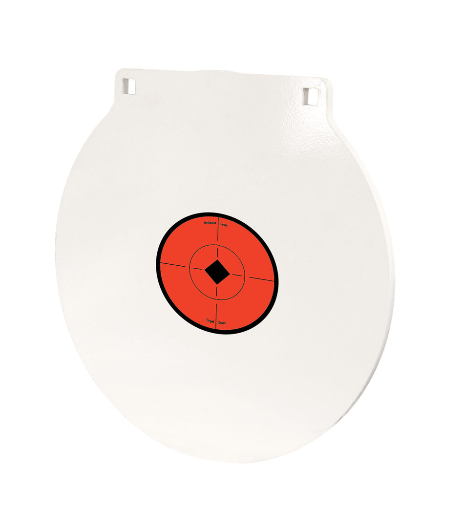 Birchwood Casey 12 Inch Round NM500 Steel Target Plate Centerfire Rifle Handgun Hanging