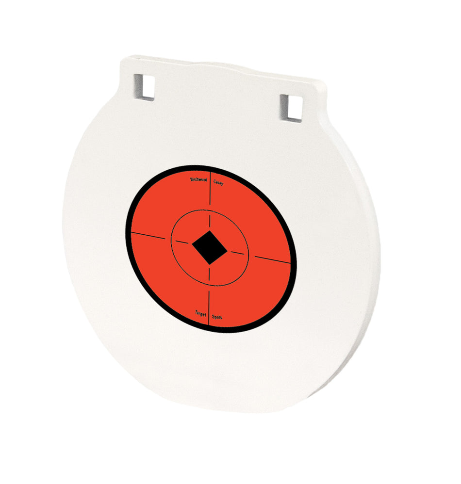 Birchwood Casey 8 Inch Round NM500 Steel Target Plate Centerfire Rifle Handgun Hanging