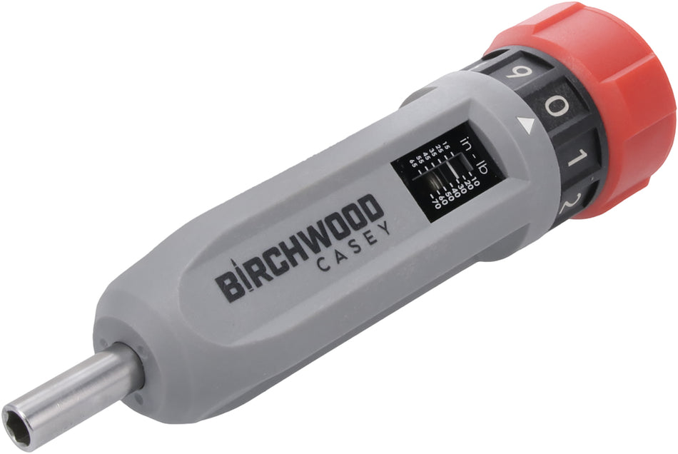 Birchwood Casey AR-15 Torque Wrench Set 10-70 In-Lb Gray/Red with Storage Case