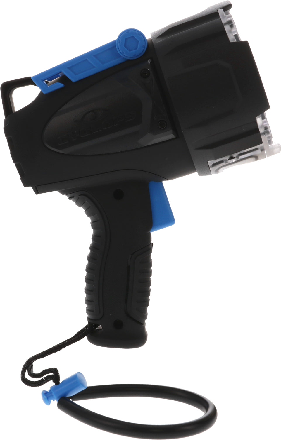 Cyclops Cymax Black 10,000 Lumens Cree LED Rechargeable Spotlight with Flip Stand