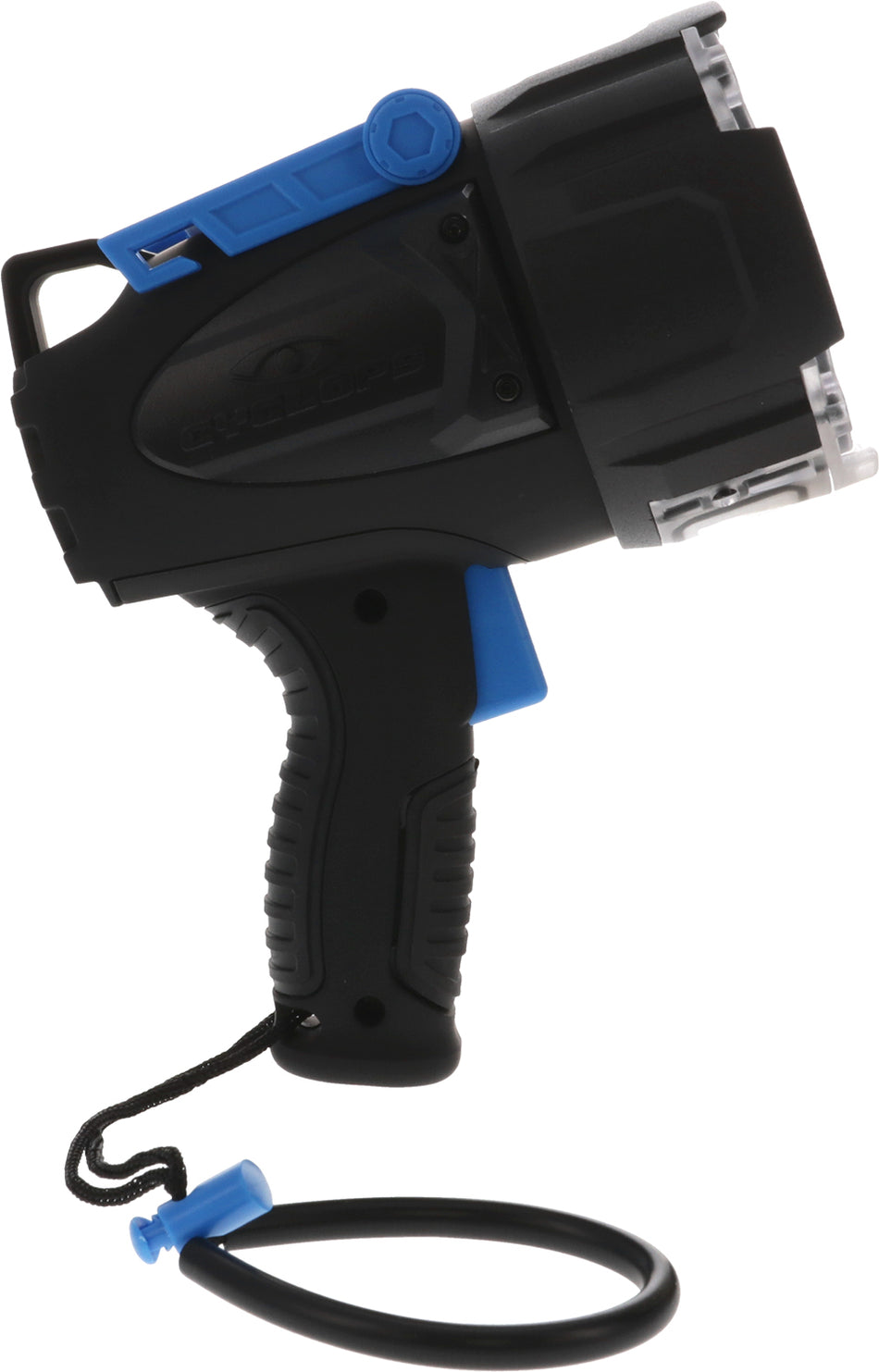 Cyclops Cymax Black 10,000 Lumens Cree LED Rechargeable Spotlight with Flip Stand