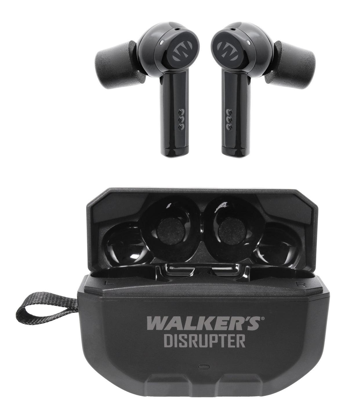 Walker's Disrupter Ear Bud Headset 24 dB ANR Active Noise Reduction