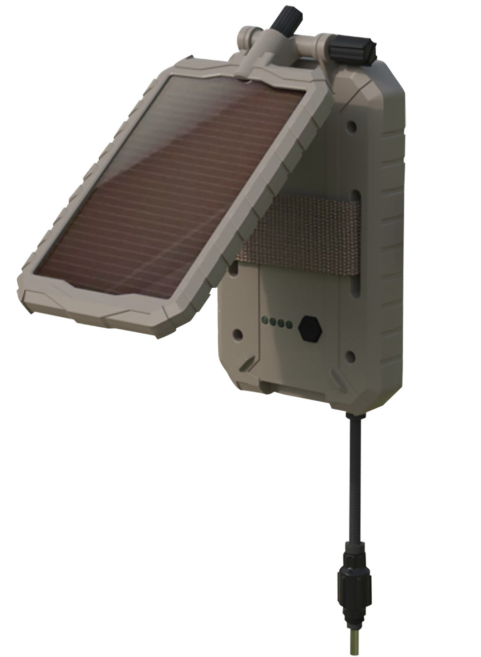 HME SOLP5X Trail Camera Solar Power Panel 5K Brown Multi-Brand Compatible