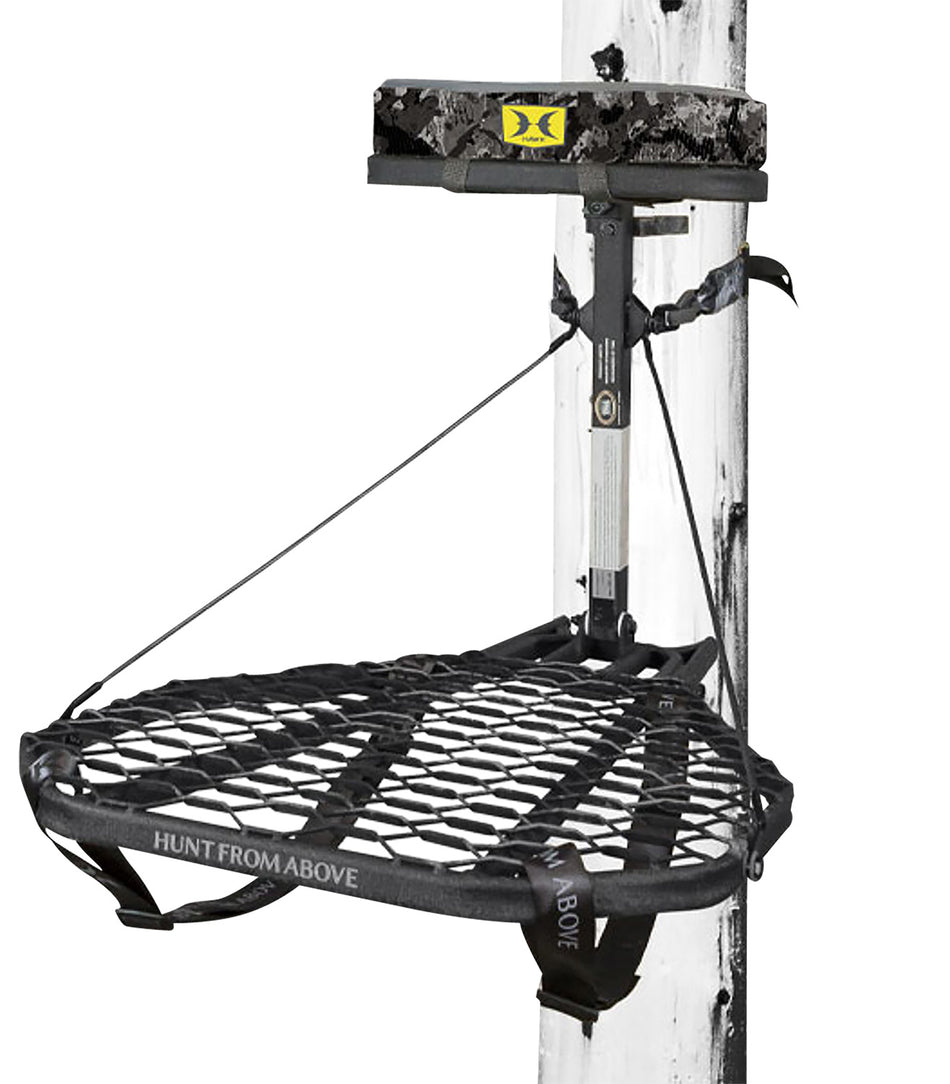 Hawk Mega Combat Hang-On Stand Black 24" x 30" Platform HWK-HF2001
