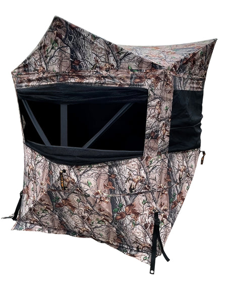 Muddy Twin Peaks Hub-Style Hunting Blind 600D Polyester Camo MUD-MGBTP