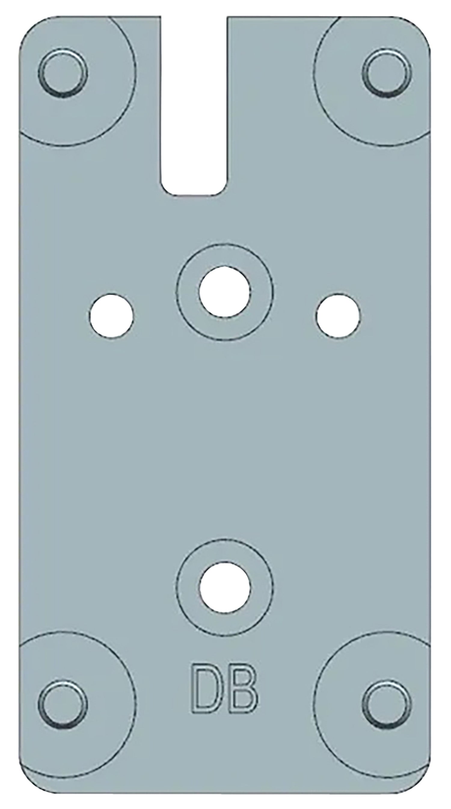 Beretta USA EUS03050 Silver Optic Adapter Plate for 90/92 RDO Burris Vortex Docter Footprint