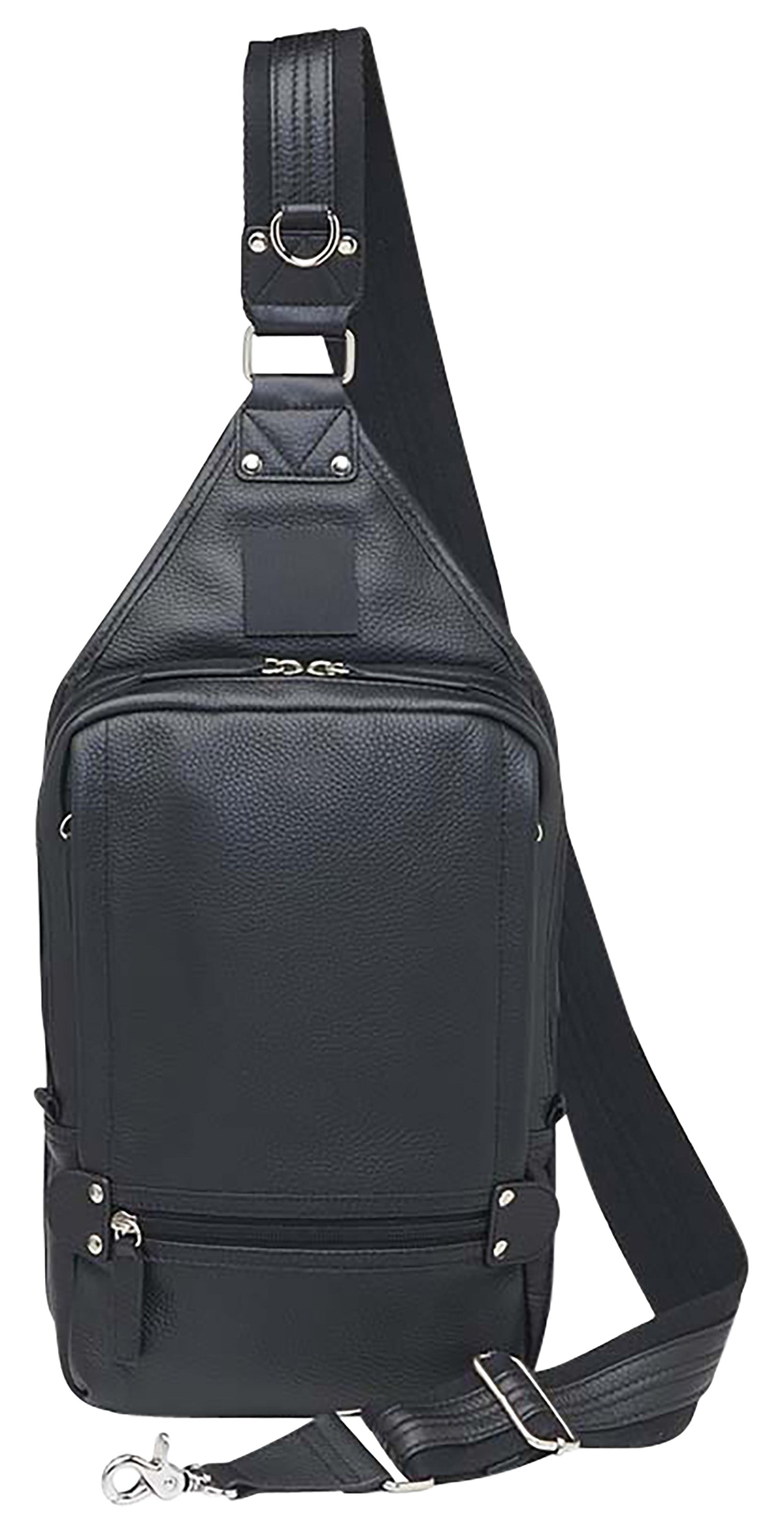 Gun Tote'n Mamas GTM108BK Sling Backpack Black Leather Includes Holster