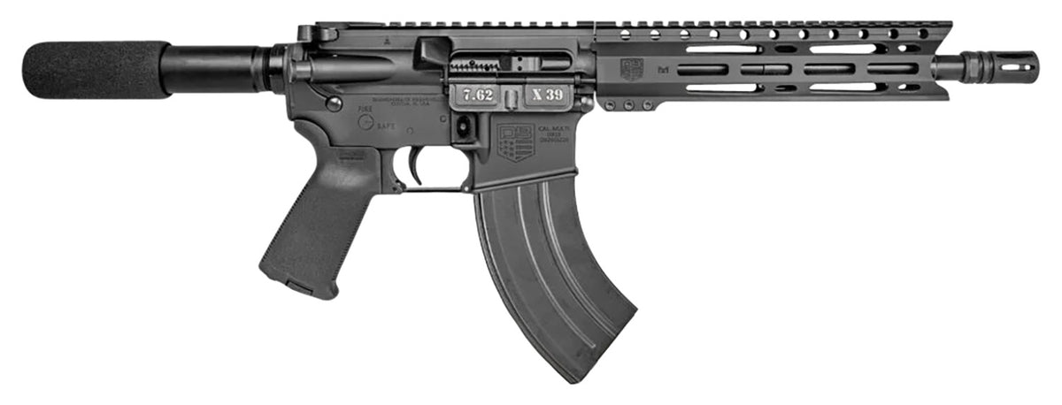 Diamondback DB15 7.62x39mm 10" Black Rifle - 28+1 Capacity, 9" M-LOK Handguard