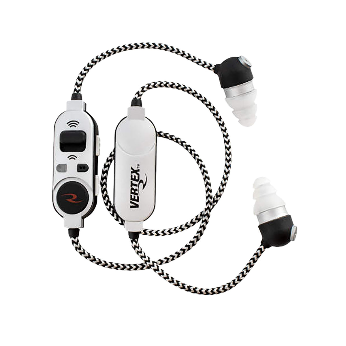 Radians Vertex Electronic Ear Buds 25 dB In-the-Ear Hearing Protection Black/Gray