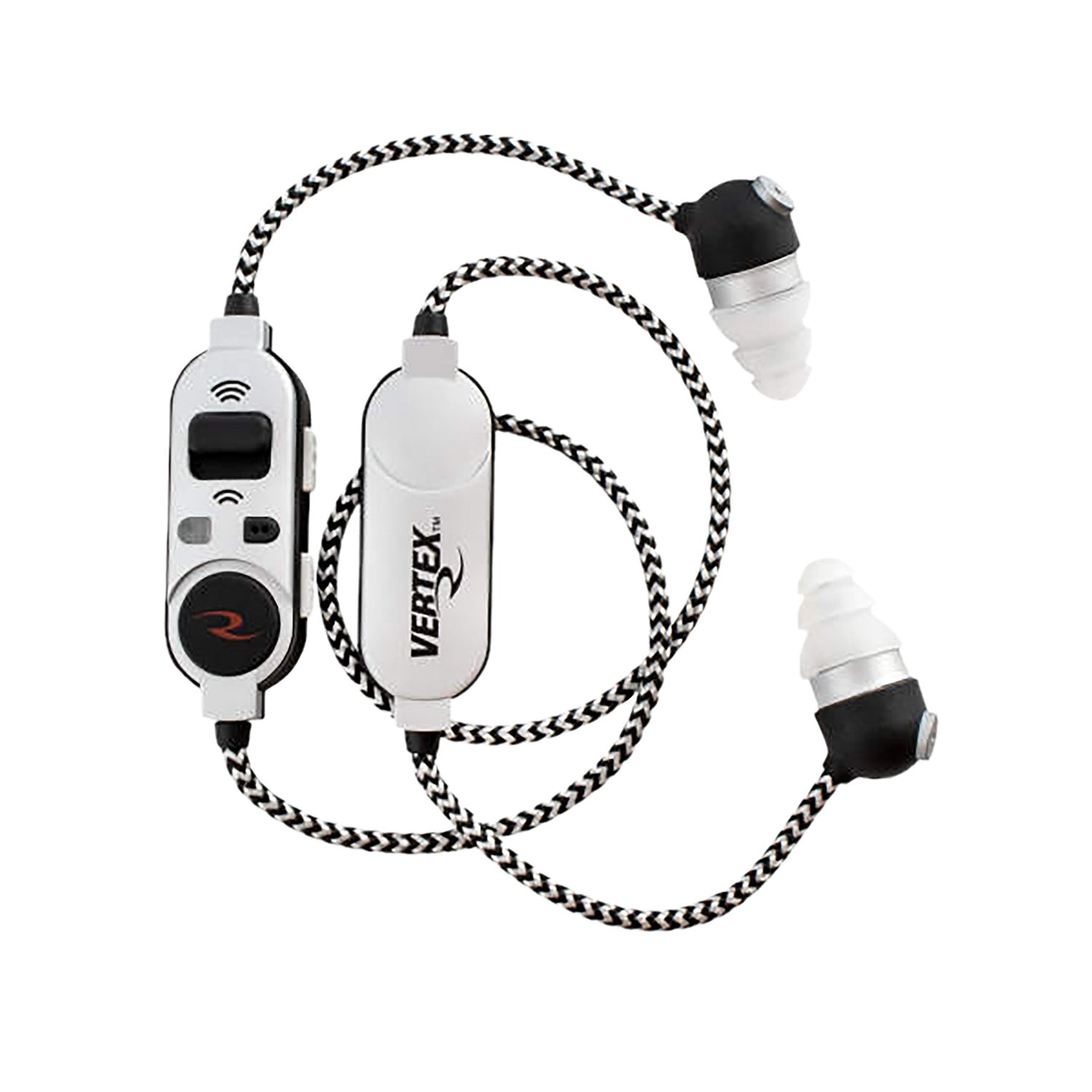 Radians Vertex Electronic Ear Buds 25 dB In-the-Ear Hearing Protection Black/Gray
