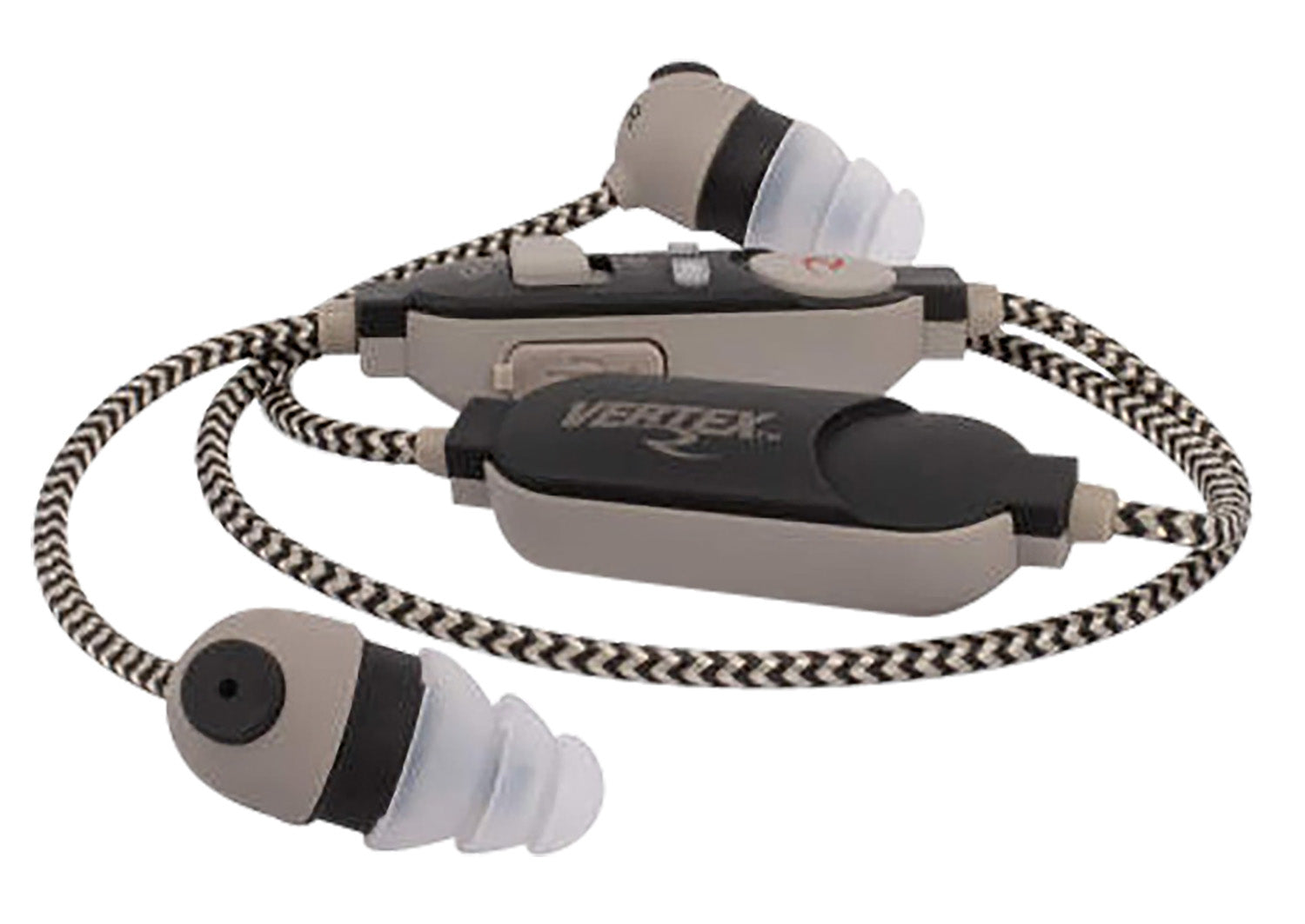 Radians Vertex Electronic Ear Buds 85 dB In-the-Ear Black/Gray