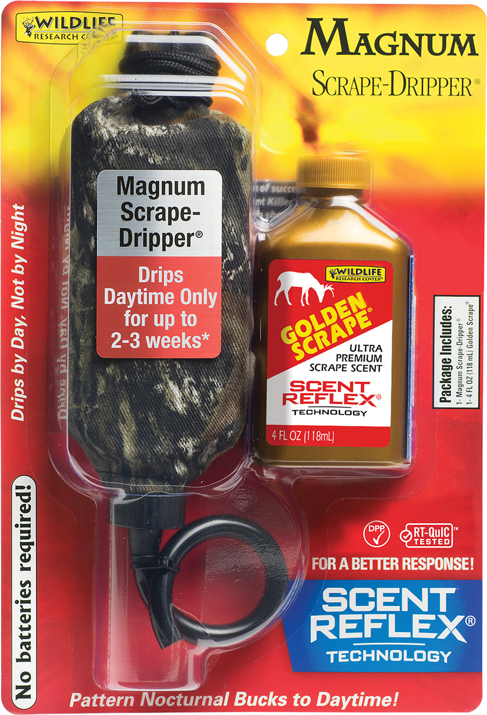 Wildlife Research Magnum Scrape-Dripper Golden Combo 4 oz Deer Attractant Dripper