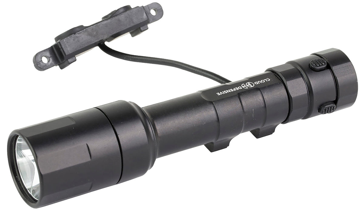 Cloud Defensive REIN 3.0 Black Dual Fuel Weapon Light 1250 Lumens White LED 100K Candela