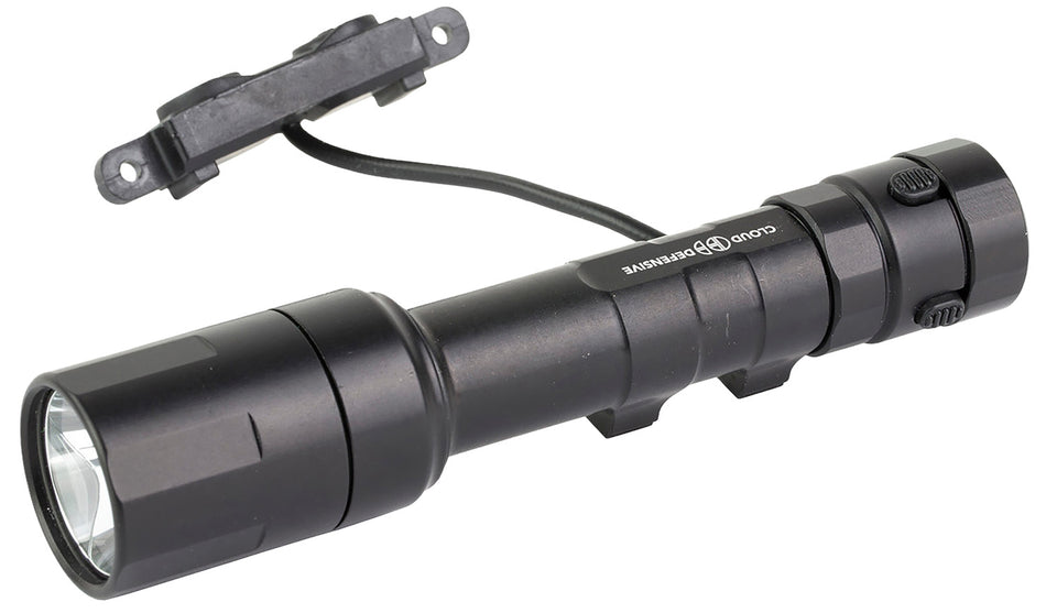 Cloud Defensive REIN 3.0 Black Dual Fuel Weapon Light 1250 Lumens White LED 100K Candela