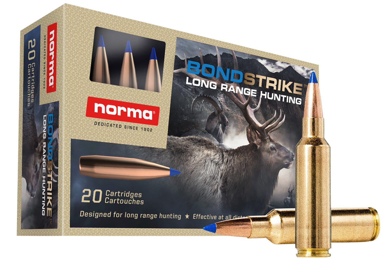 Norma .300 WSM 20175832 Dedicated Hunting Bondstrike Bonded Polymer Tip 180 Grain