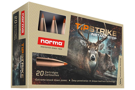 Norma .280 Remington 20171222 Dedicated Hunting Tipstrike Polymer Tip PT 160 Grain
