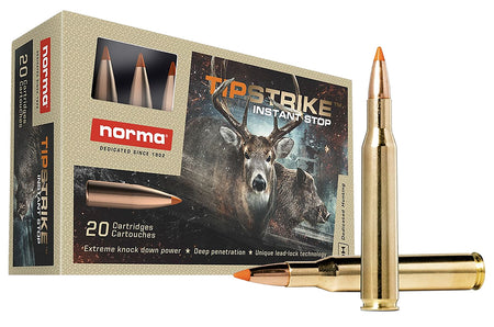 Norma .270 Winchester 20169292 Dedicated Hunting Tipstrike Polymer Tip PT 140 Grain