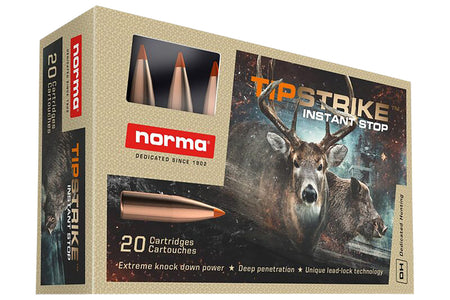 Norma .308 Win / 7.62x51mm 20174352 Dedicated Hunting Tipstrike Polymer Tip PT 170 Grain