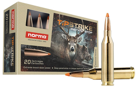 Norma .243 Winchester 20160052 Dedicated Hunting Tipstrike Polymer Tip PT 76 Grain