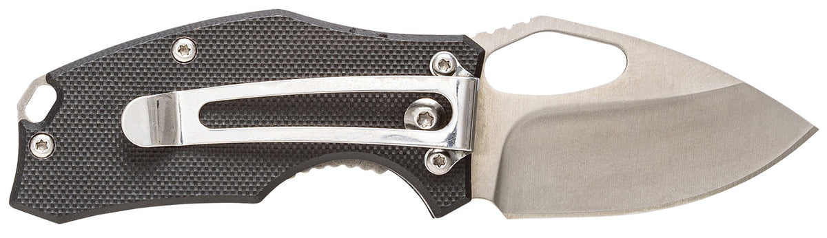 Smith's Lil Choncho 51119 2.20" Folding Knife Polished Drop Point SS Blade G10 Handle Liner Lock with Pocket Clip