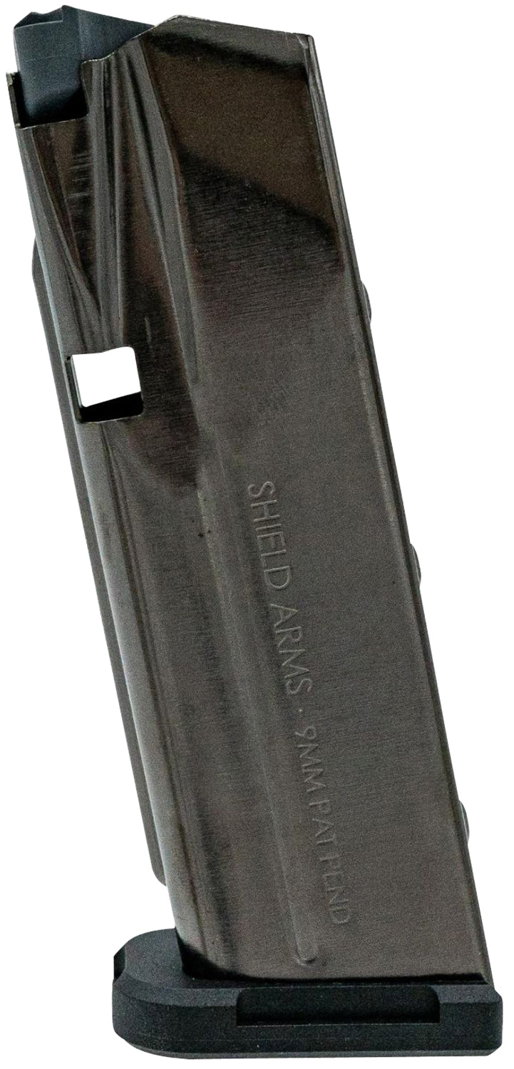 Shield Arms S15 Gen 3 15-Round 9mm Luger Magazine for Glock 43X/48, Black Nickel Steel