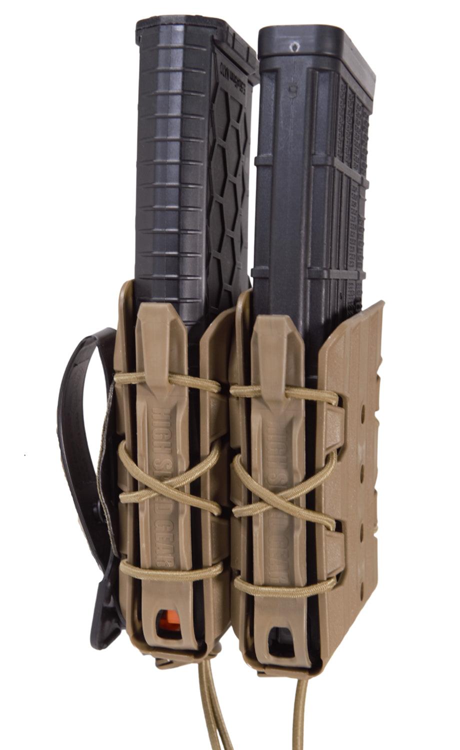 High Speed Gear 162R01CB X2R TACO V2 Double AR/AK Rifle Magazine Pouch Coyote Brown Polymer