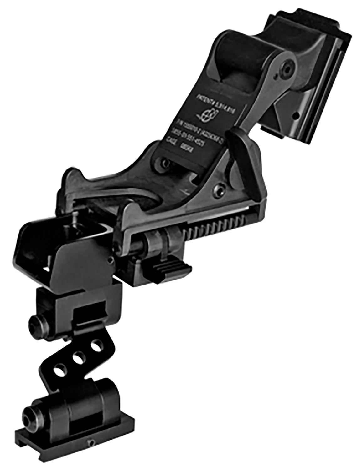 ATN ACMNODINHMNTN Norotos Clip-On Helmet Mount Black Anodized Aluminum NVG Compatible