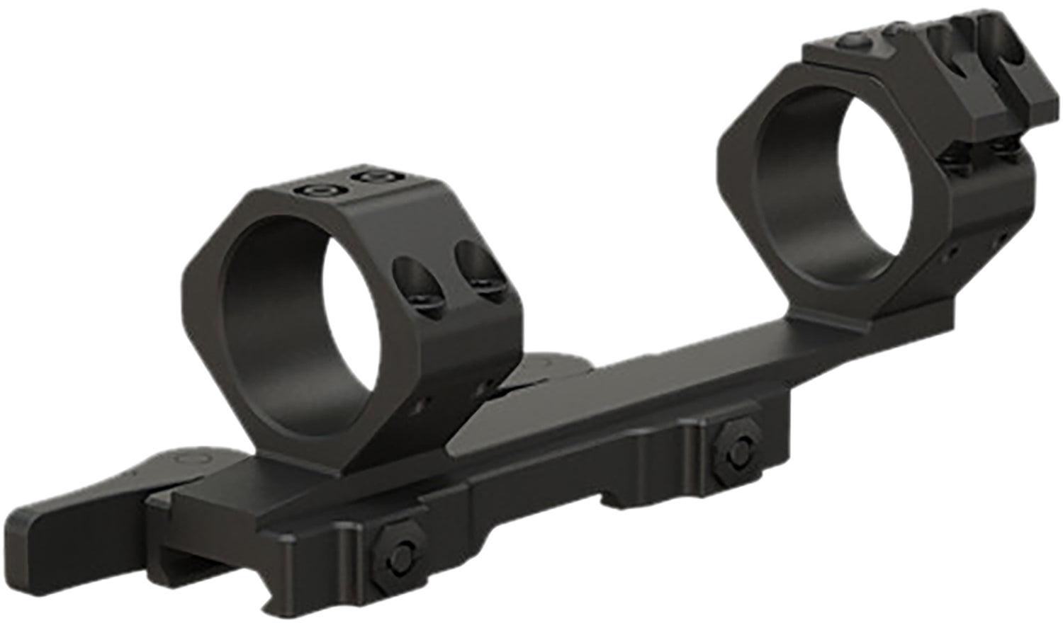 ATN ACMUDCQDMHL 30mm Low Profile Quick Detach Dual Cantilever Scope Ring Combo Black