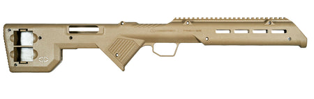 Desert Tech TRK22FDE Trek-22 Fixed Bullpup Stock FDE Polymer for Ruger 10/22 26.75" Overall Length