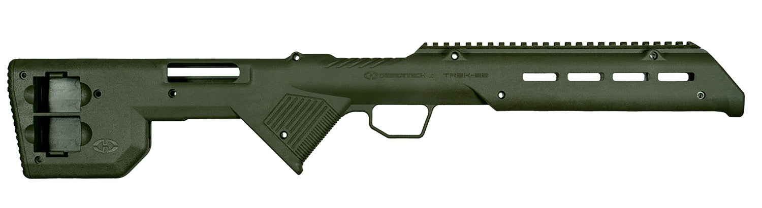 Desert Tech TREK-22 Bullpup Rifle Chassis OD Green Synthetic for Ruger 10/22 with M-LOK Handguard 26.75" OAL