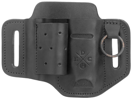 1791 Gunleather HDESSFBLKA Heavy Duty Easy Slide EDC OWB Black Leather Belt Slide SF - Ambi