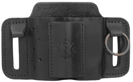 1791 Gunleather EDC Mini Easy Slide Belt Slide OWB Black Leather Ambidextrous