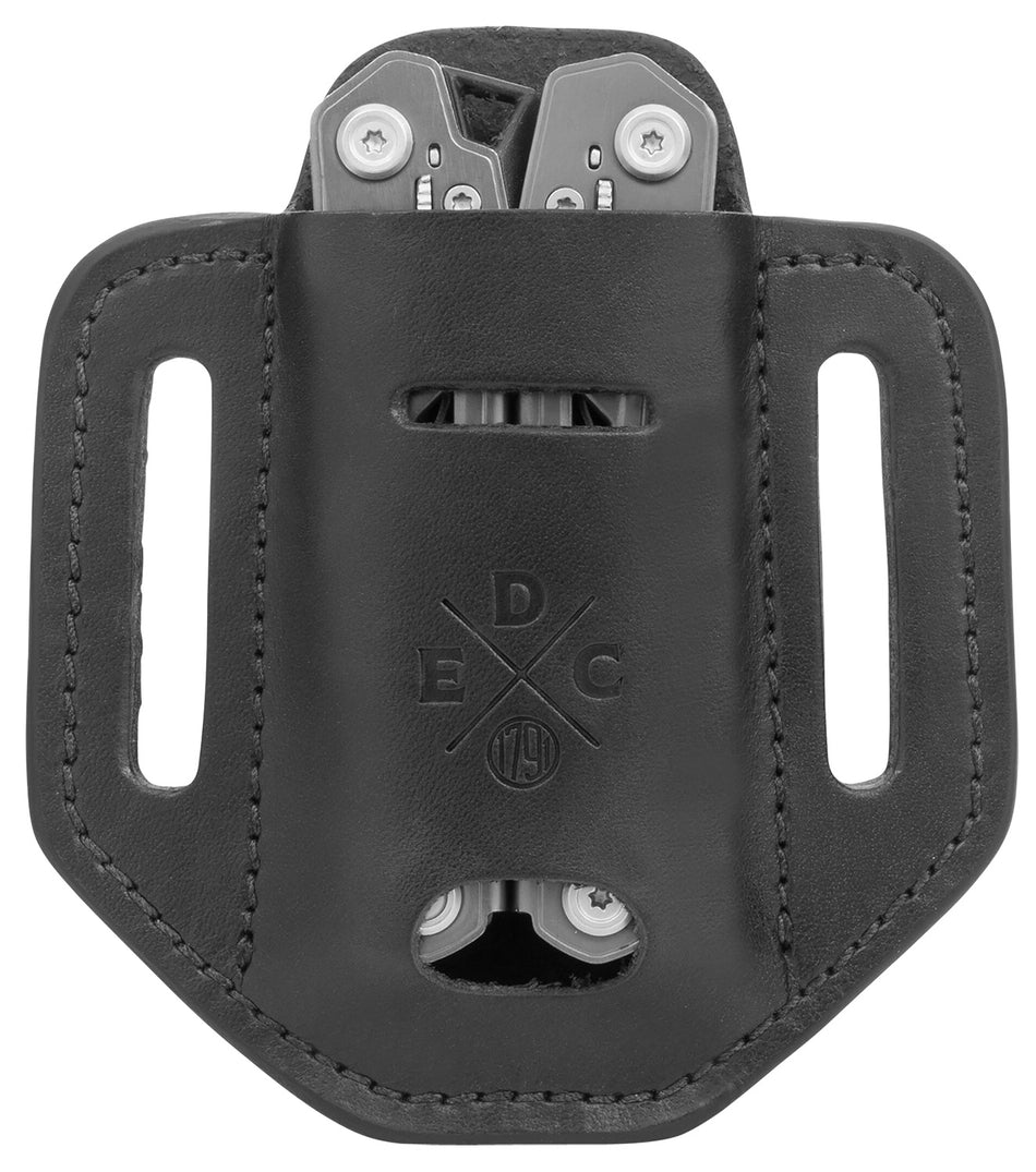 1791 Gunleather EDC Heavy Duty Easy Slide Solo Belt Slide OWB Black Leather Ambidextrous