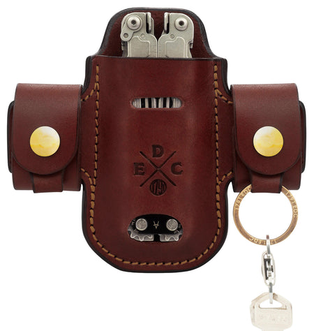 1791 Gunleather EDC Heavy Duty Solo Action Snap Belt Loop OWB Chestnut Leather Ambidextrous