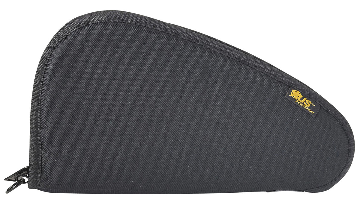 US PeaceKeeper P21011 Black Polyester Pistol Case Single Handgun