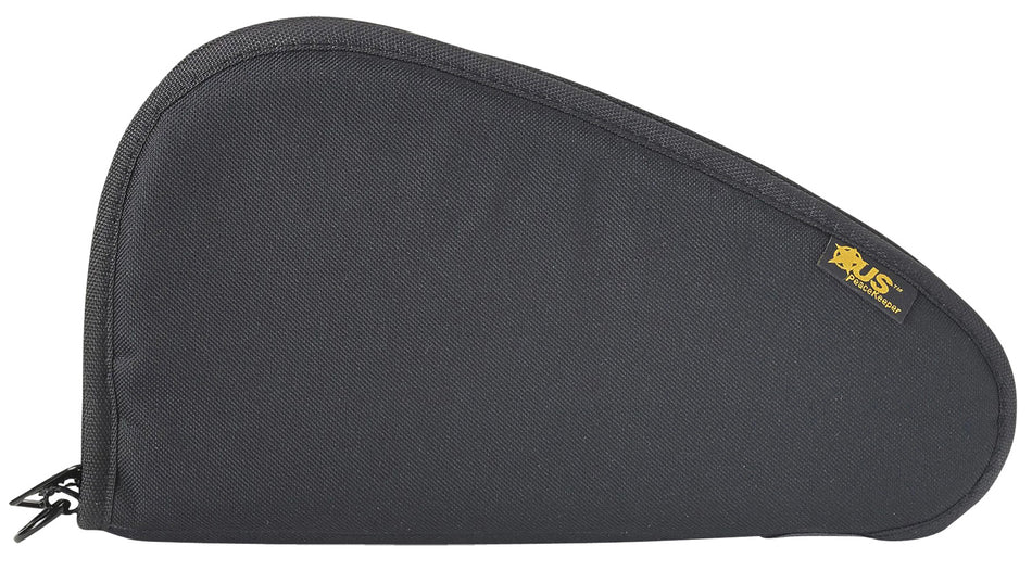 US PeaceKeeper P21013 Black Polyester Lockable Pistol Case 1 Handgun