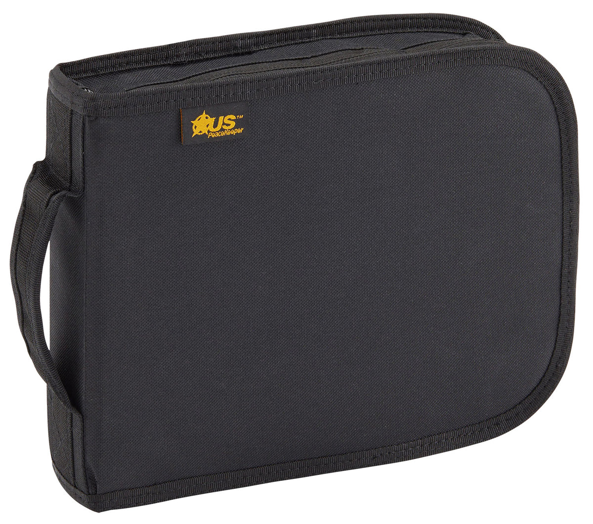 US PeaceKeeper P26108 Black Polyester CCW Handgun Case Holds 1 Gun
