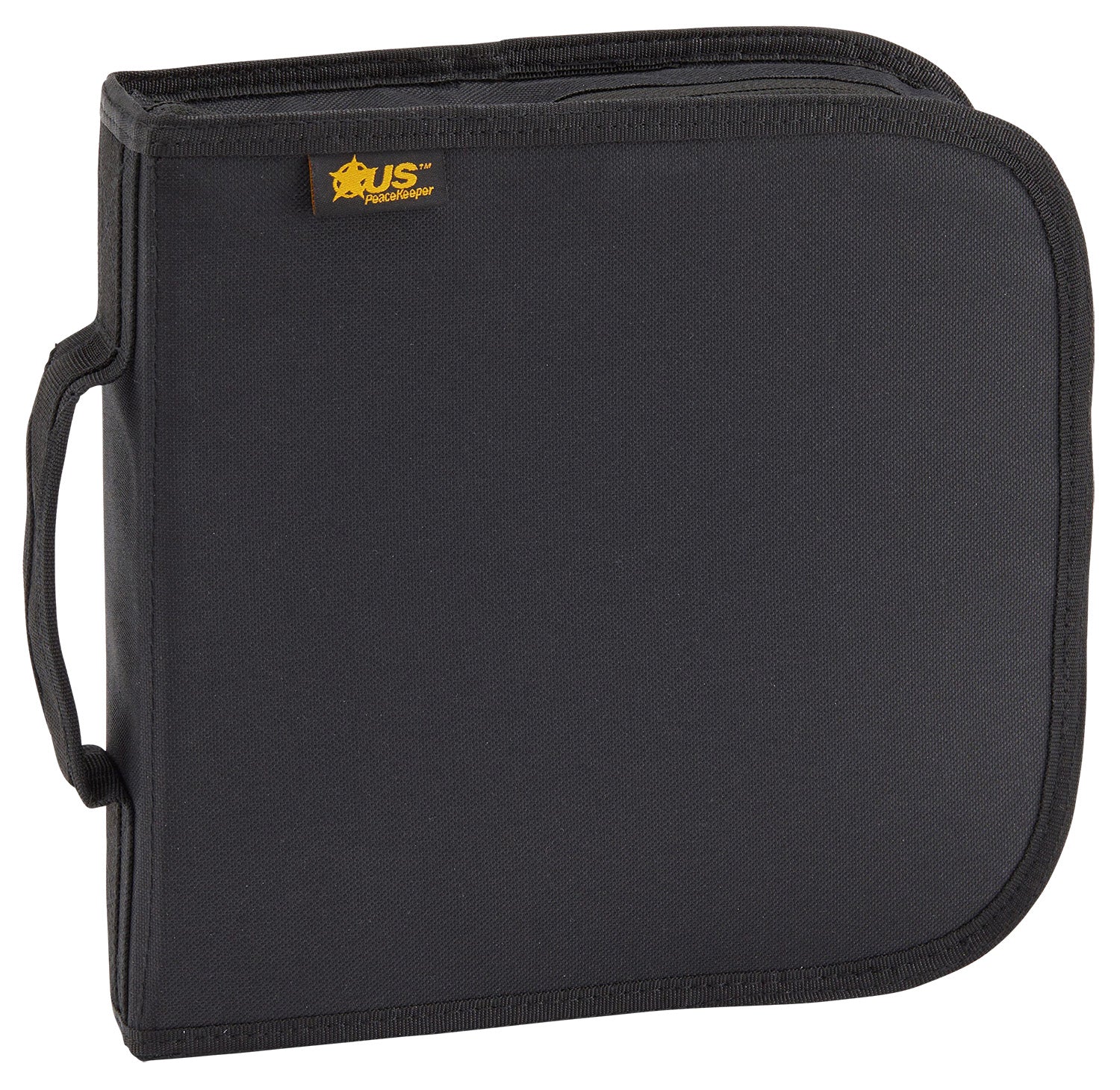 US PeaceKeeper P26208 Black Polyester CCW Handgun Case 4 Mag Pockets