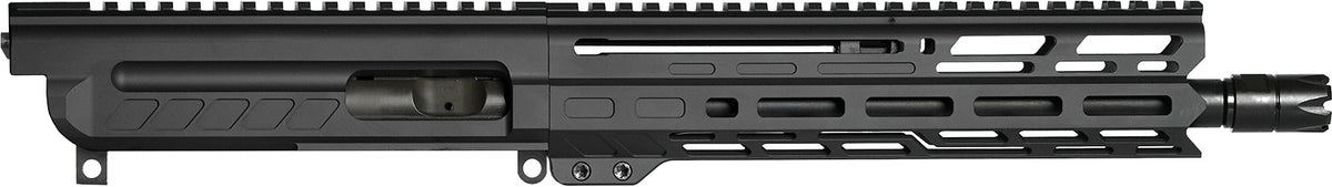 CMMG 99B80E4AB Dissent 9mm Luger 10.50" Armor Black AR Upper Assembly Zeroed Linear Comp Picatinny End Plate